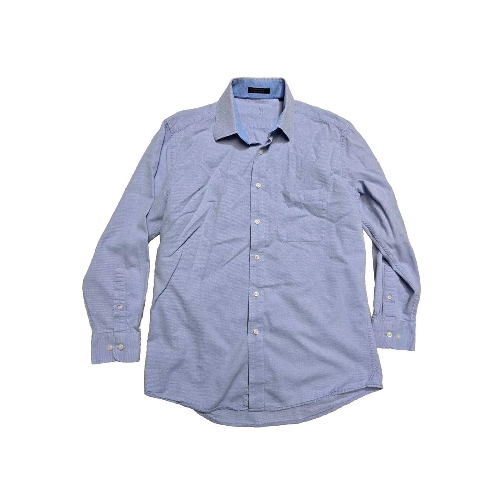 XMI‎ Platinum Men's Large 16 Short Sleeve Butto-Down Shirt